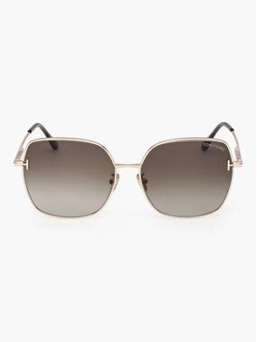Tom Ford Bettina FT1068 52F Sunglasses Havana Geometric Frame, Brown Lenses Tom Ford FT1068 Bettina Sunglasses | FREE Shipping - SOLD OUT main image 4